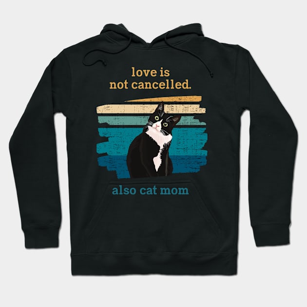 Cat t shirt - Also cat mom Hoodie by hobbystory